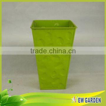 Direct Manufacturer Handmade Metal Tin Garden Small Metal Flower Pot photo-5