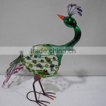 Funny iron peacock ornament ,decoration garden