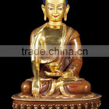 Bronze Foundry Metal Craft Nepal Handmade Buddha Statue photo-2
