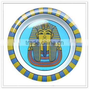 Cute Design Children Safety Zoo Plate Round Plastic Dry Fruit Plate for Festival Use Holiday Use photo-2