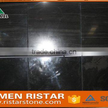 Chinese Black Wooden Vein Marble With Vein Cut and Cross Cut photo-3