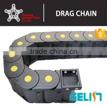 High Speed Cnc Cable Chain Flexible Plastic Electric Pipe Made in China Bridge Type Cable Wire Tracks Drag Chains photo-5