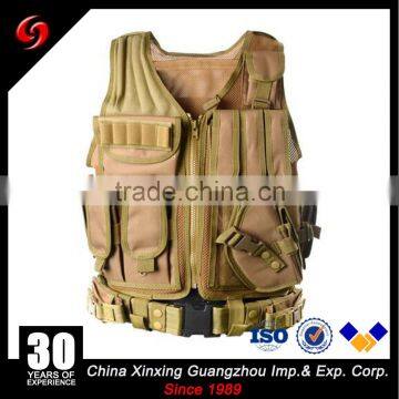 Tan Tactical Combat Army Military Gear Security Tactical Vest