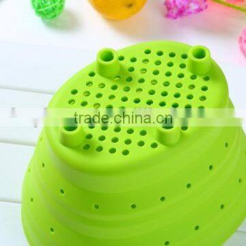 Silicone Garbage Bucket Fashion Sundries Basket Waste Basket