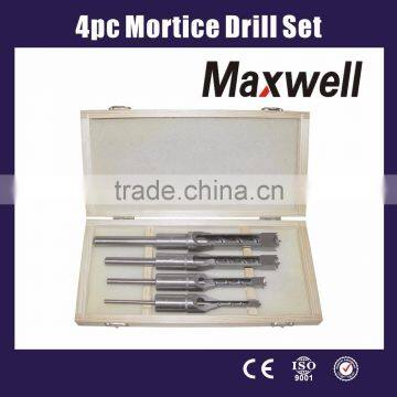 4pcs Mortice Drill Set