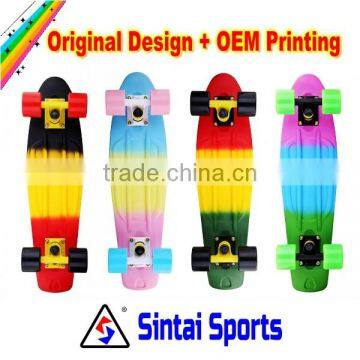 2016 water printing Fish Board Cruiser flying skateboard