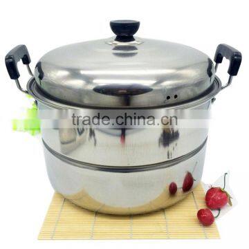 30cm Food Steamer Stainless Steel Gas Food Steamer photo-3