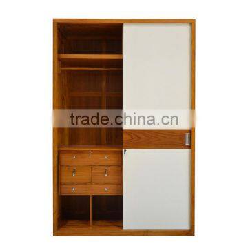 Bed Room Furniture, Armoire Sliding 2 Doors Model Tokyo Teak Wood photo-5
