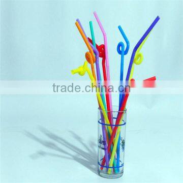 China popular colored plastic cute drink pp straw