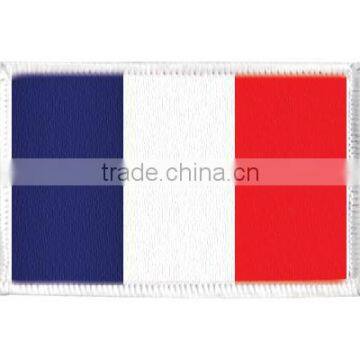 France Flag Printed Embroidery Badges