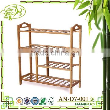 Low price guaranteed quality bamboo shoe rack