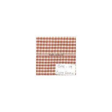 organic yarn dyed checks and stripes