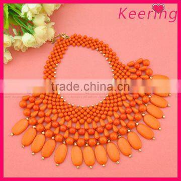 Jewelry Type Tope Quality Wholesale Lady Fashion bubble necklace WNK-281