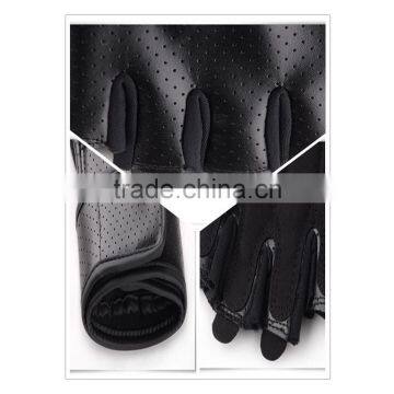 Wrist Wrap Strap Weight Lifting Gym Gloves Leather Strength Men Women photo-4