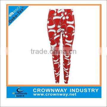 Wholesale sublimation printed fitness leggings for women