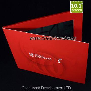 10.1'' inch LCD Video Brochure with 256MB memory
