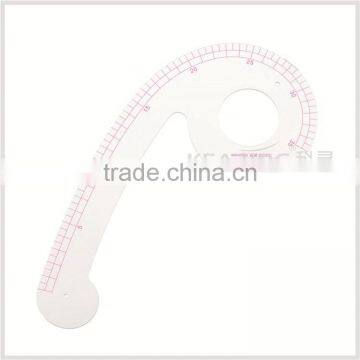 Kearing 35cm plastic garment curve ruler ( sandwich line ) for fashion design # 6035