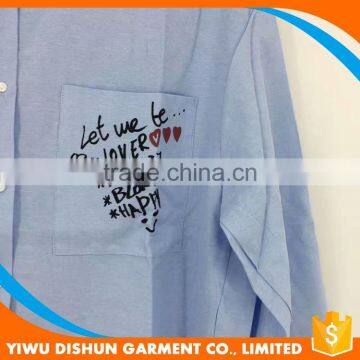 Oem High Quality Breathable Office Fancy Collar Blouse Ladies photo-2