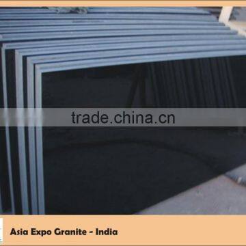 Indian Absolute Black Granite Surface Polished / Size as per Project Requirement photo-6