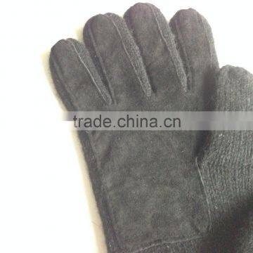 Double Layer Knitted Leather Gloves photo-5
