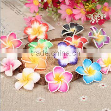 Fashion jewelry accessories colorful polymer clay flower beads