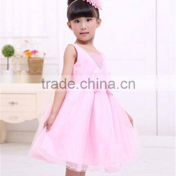 MGOO Brand Design Girl White Party Dress Kids Princess Elegant Bow Dress Organza Autumn Girl Dress S604 photo-5