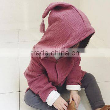 1-6 Years 2017 New Wholesale Autumn Cotton Full Sleeves Boys Girls Coats (pick Size Color) photo-4