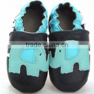 Lightning Pattern Soft Sole Genuine Leather Shoes for Baby photo-2