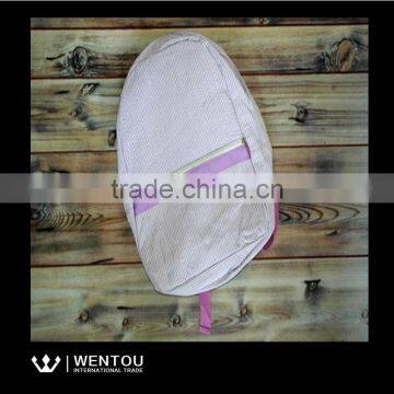 Newest Design Pretty Practical Monogrammed Seersucker Backpack photo-4