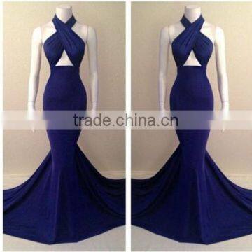 Wholesale Sexy Satin Bare Back Long Western Gowns Party Dresses