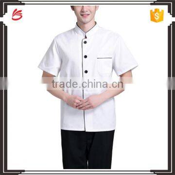 China Manufacturer Direct Wholesale Short Sleeve Cotton Chef Uniform