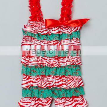 2016 New Red Candycane Kids Girls Stripe Rompers Adorable Children Clothing Z-SP80804-6