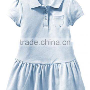 Design students Uniform Polo Dresses in school uniforms