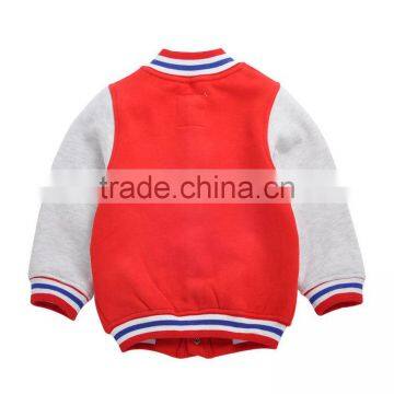 2017 Fashion Soft Long Sleeve Boy Baby Jacket Boy Baby Baseball Coats photo-2