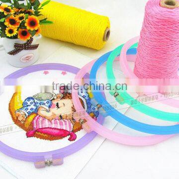 24 Plastic Hand Embroidery Cross Stitch Hoops photo-3