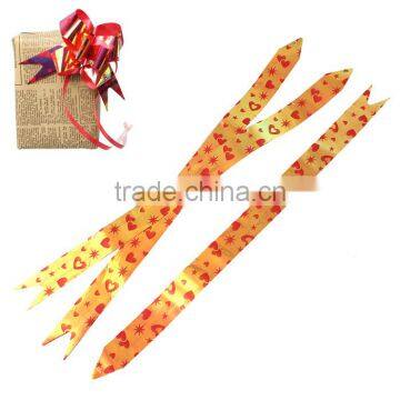 Gift Box Garland Decorations Red Heart Star Pattern Pull Bow