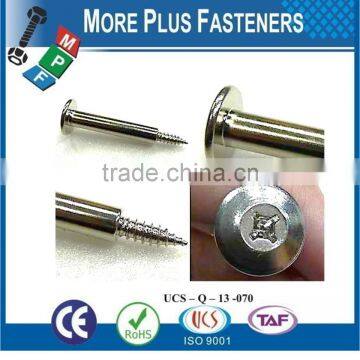 Made in Taiwan Special Custom Made Tapping Screw as Customer Requirements