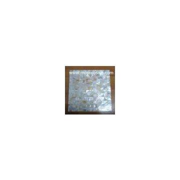 Natural color seamless mother of pearl mosaic