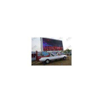 P10MM mobile video trailer led screen display billboard with full color