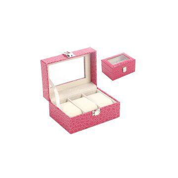 Small Watch Box 3 Croco Faux