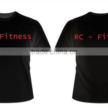 Man customised plain gym t shirts / Best sell large gym t shirt/ Printing t shirts