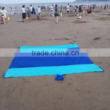 Factory Custom Large Parachute Nylon Beach mat for Summer