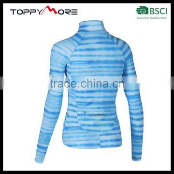 1/2 Zip Long Sleeve Quick Dry Soft Fitness Zebra Stripes T shirt