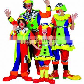 TZ62337 Colorful Christmas Party Clown Adult Costumes