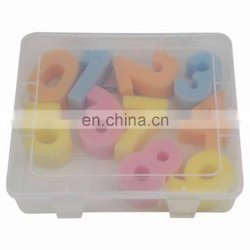 Plastic Box Packing 10pcs Kids DIY Painting Foam Brushes Sponge Numbers