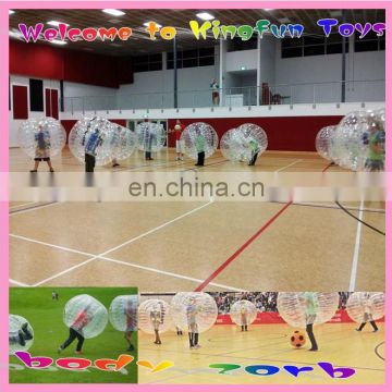 2014 inflatable bumper bubble football/soccer bubble ball