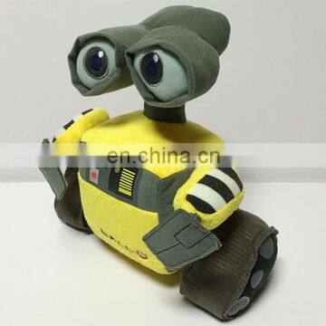 Cartoon Character Wall-E Plush Car Toy Yellow Robot Big Eyes photo-2