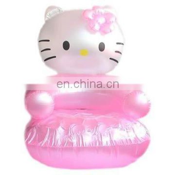 inflatable kitty children sofa