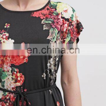 Big Flower Wholesale Tunic For Elegant Ladies Summer Wear photo-5