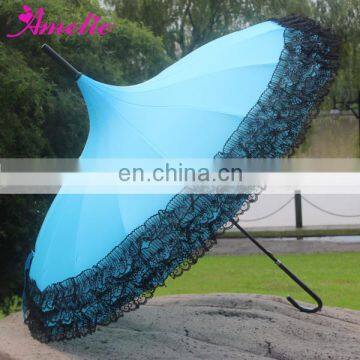 A0433 Wholesale Funny Blue Outdoor Wedding Umbrella